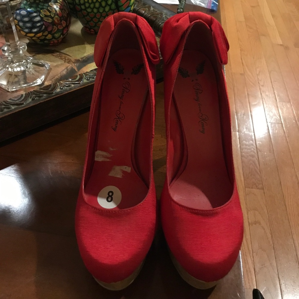 Hot red heels