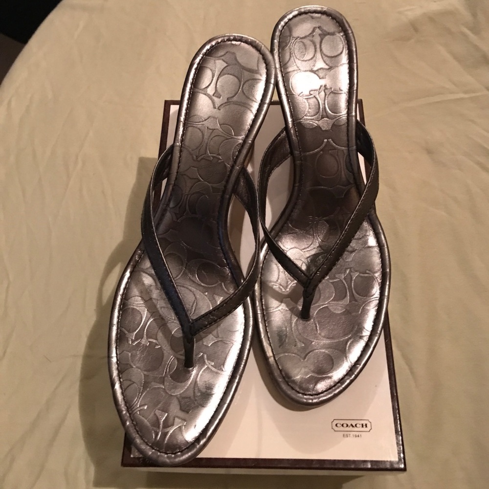 Coach Wedged Sandals