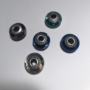 Pandora glass charms