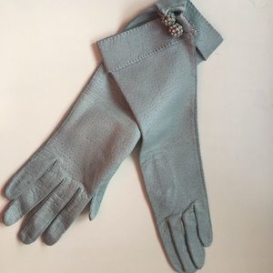 NWOT Key Zuebo design gloves lamb leather sz 6 1/2