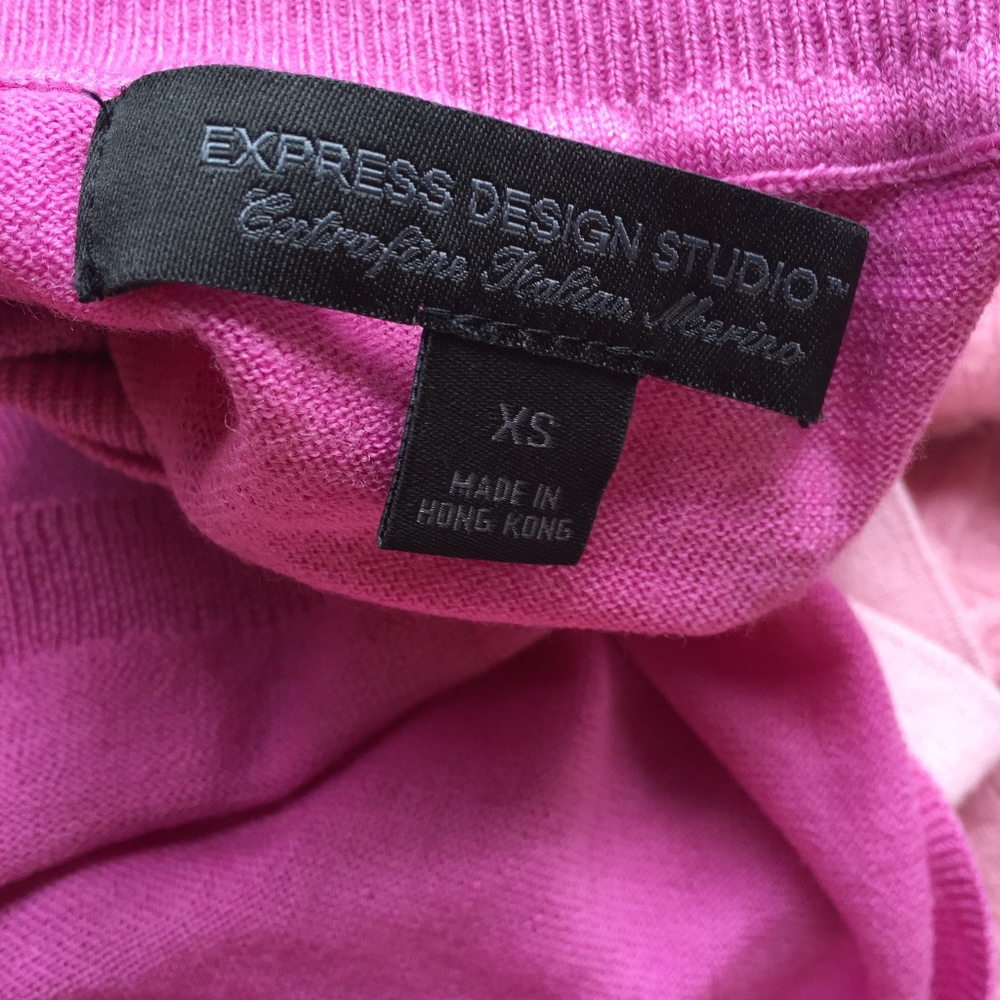 Express Design Sudio Merino 3/4 Button Sl Sweater - image 5