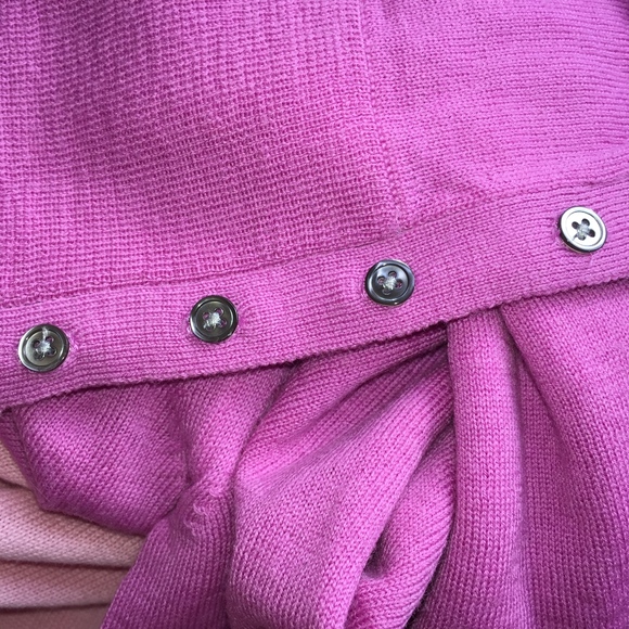 EXPRESS DESIGN SUDIO merino 3/4 button sl sweater - Picture 3 of 6