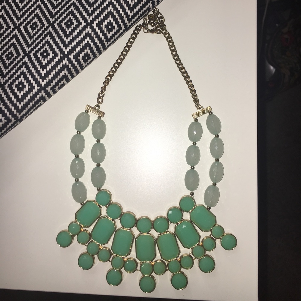Teal Statement Necklace