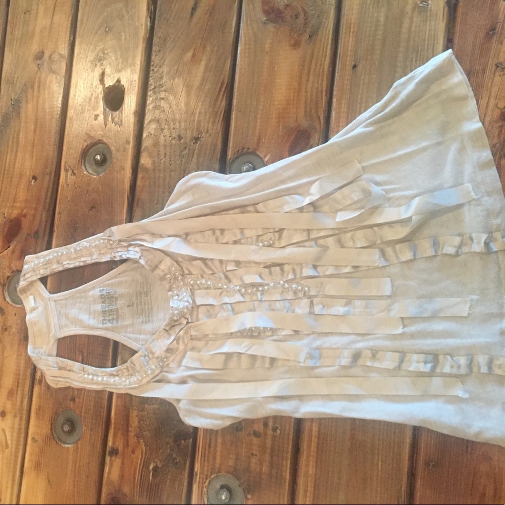 Thread for Thoughts Muscle Back Tank , L Sweet!