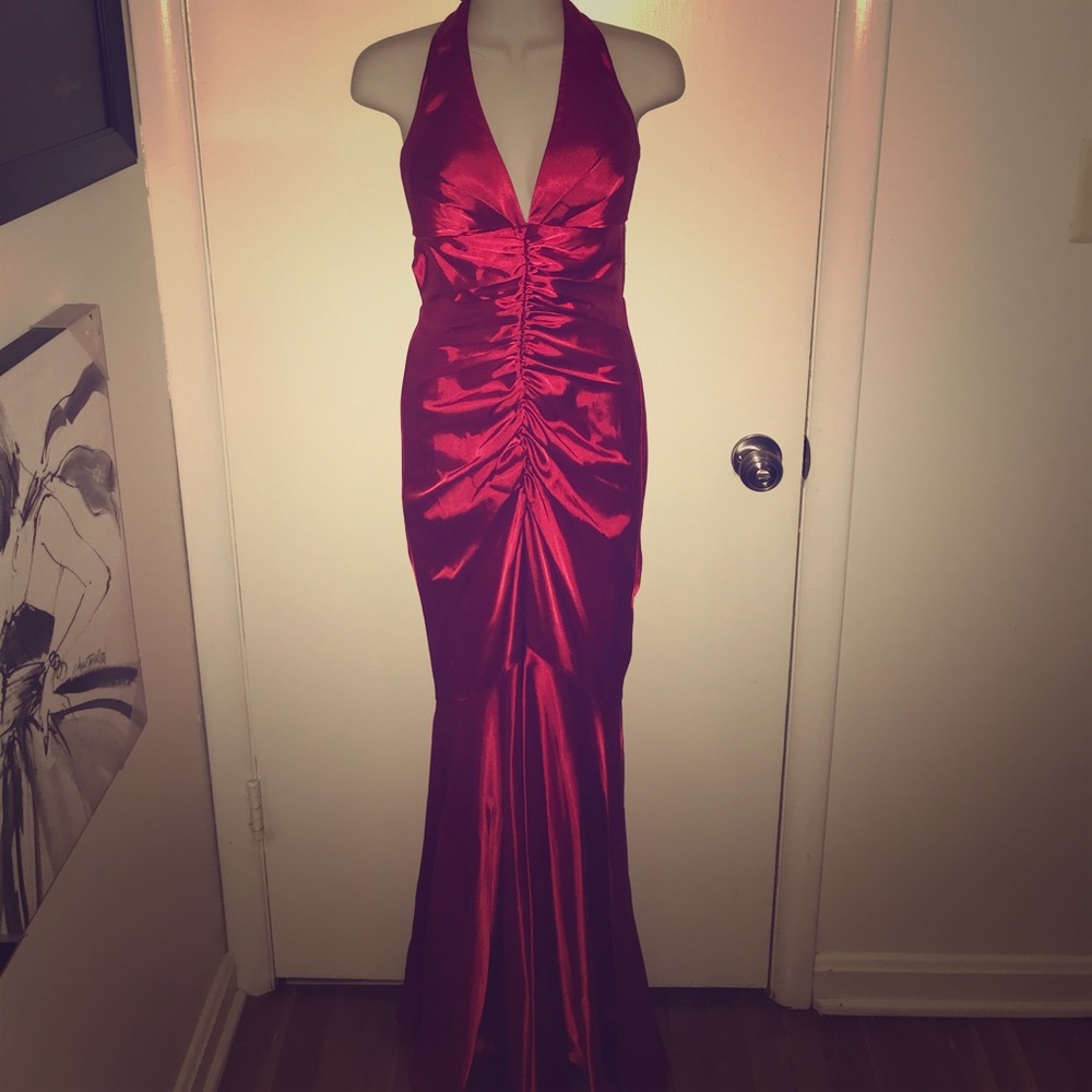 Sexy red prom dress - Picture 1 of 8