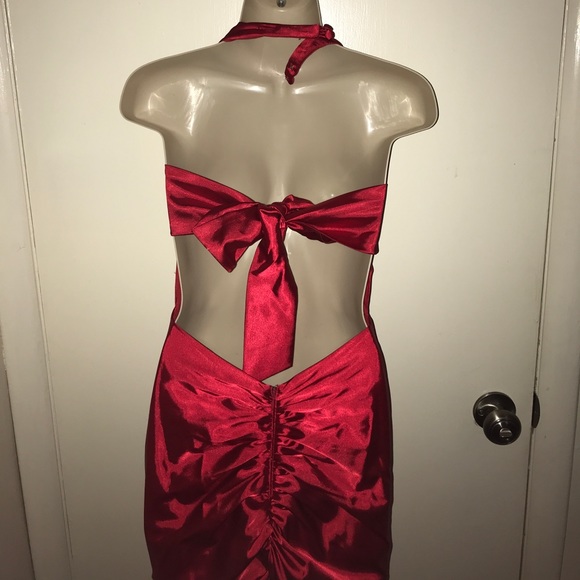 Sexy red prom dress - Picture 4 of 8