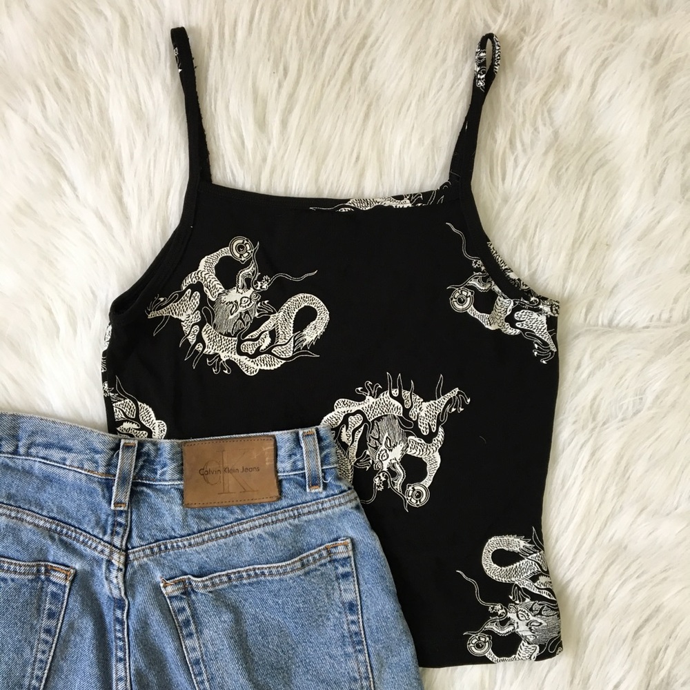 Vintage 90s Chinese Dragon Tank