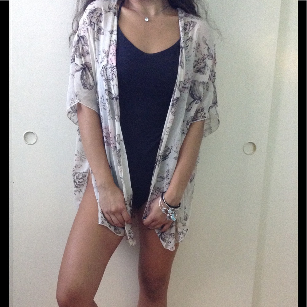 Floral kimono
