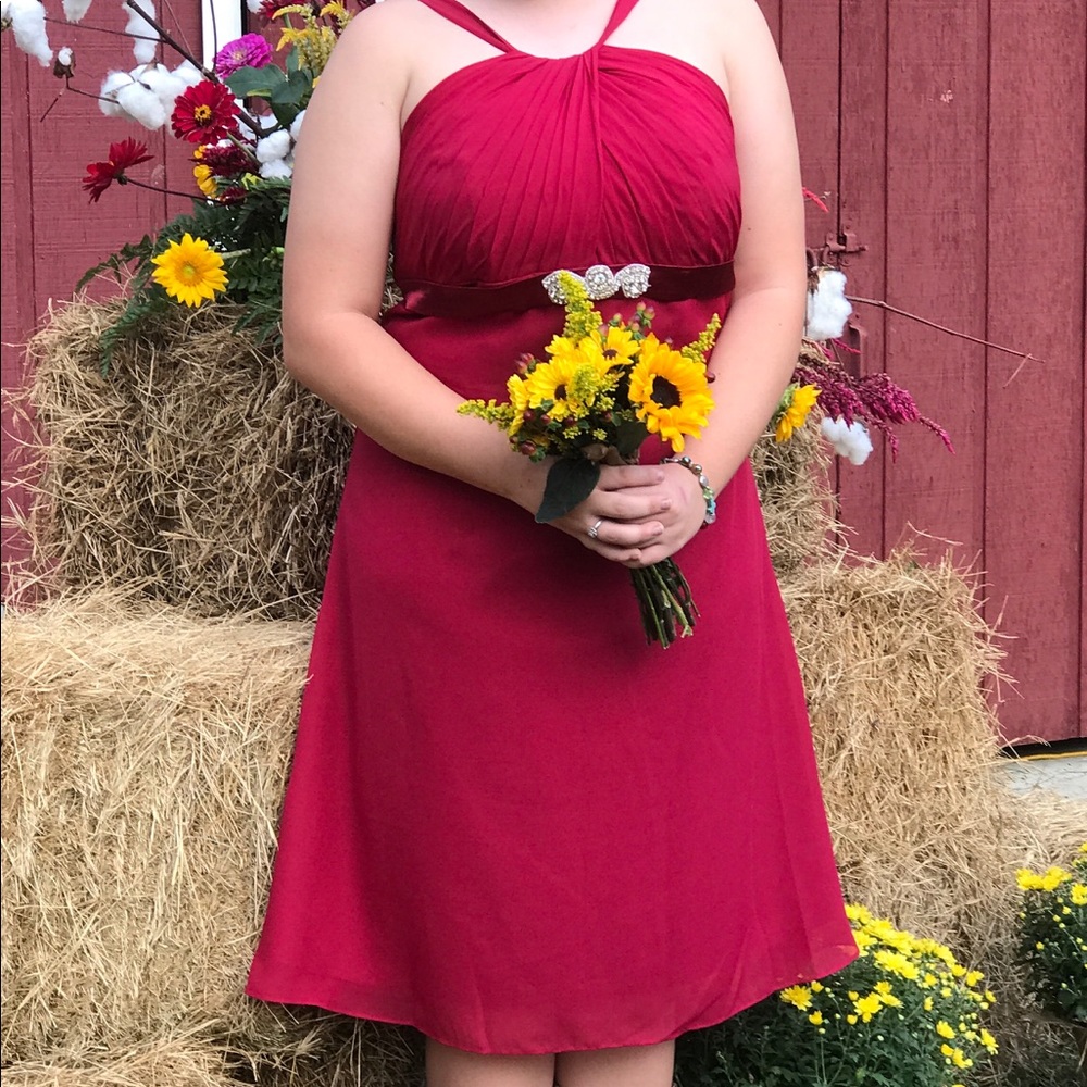 Cranberry dress