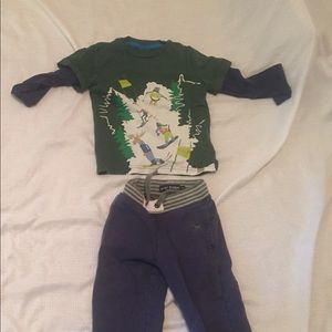 Mini boden lot.    Shirt 3/4 and pants 3.    Vguc