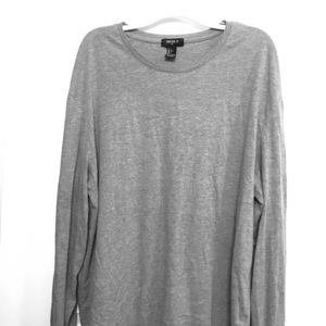 Large grey longsleeve shirt/short tshirt dress