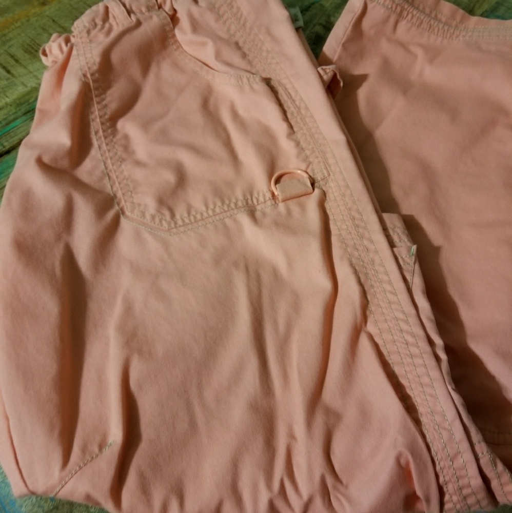Koi coral scrub bottoms