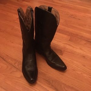 Black Nocona Deertan Cowgirl Boots