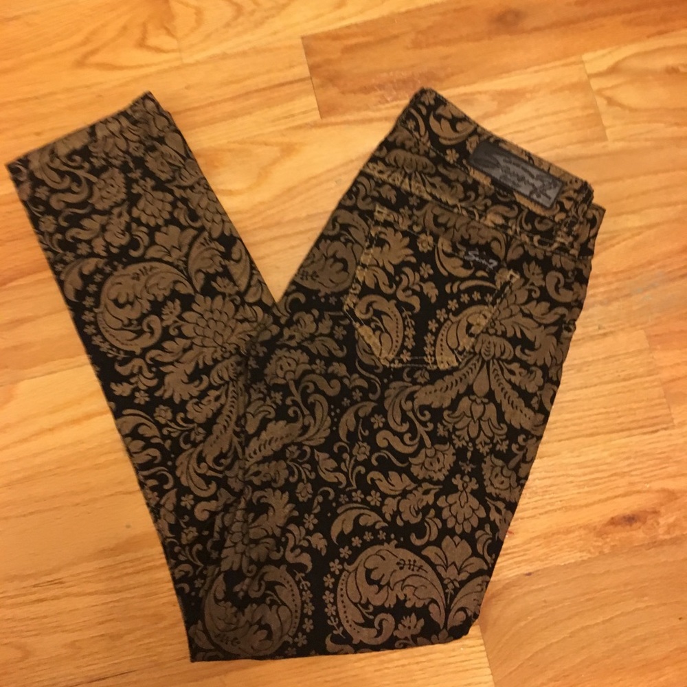 Gold embellished jeans from #7jeans