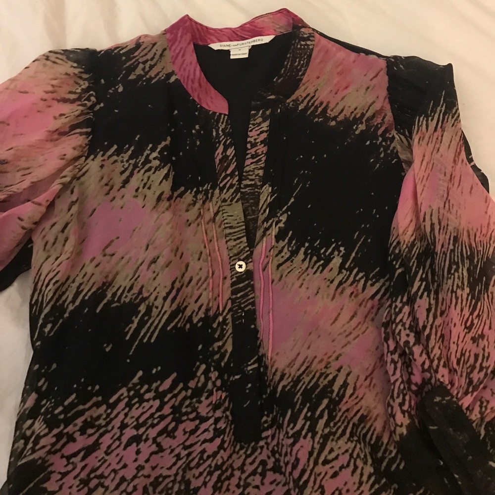 Beautiful silk blouse worn  once!