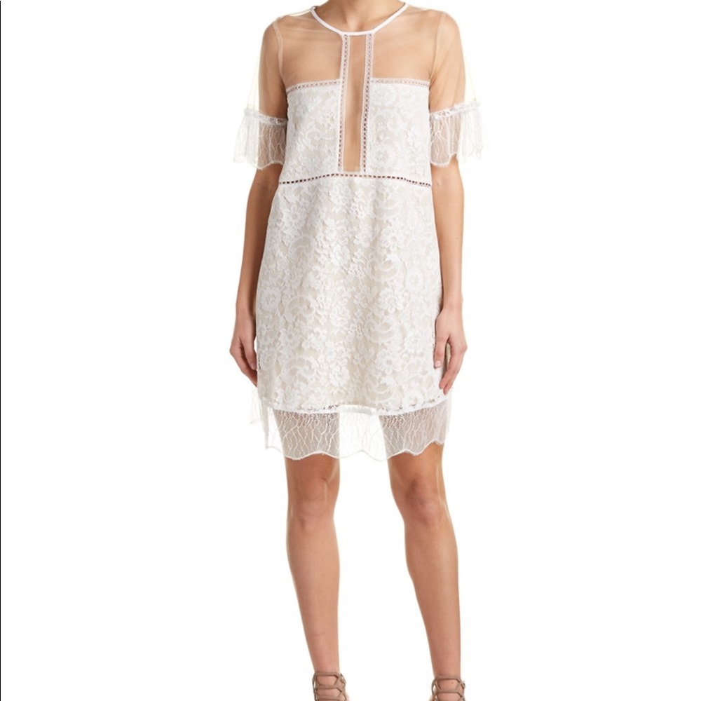 Kendall + Kylie lace babydoll dress