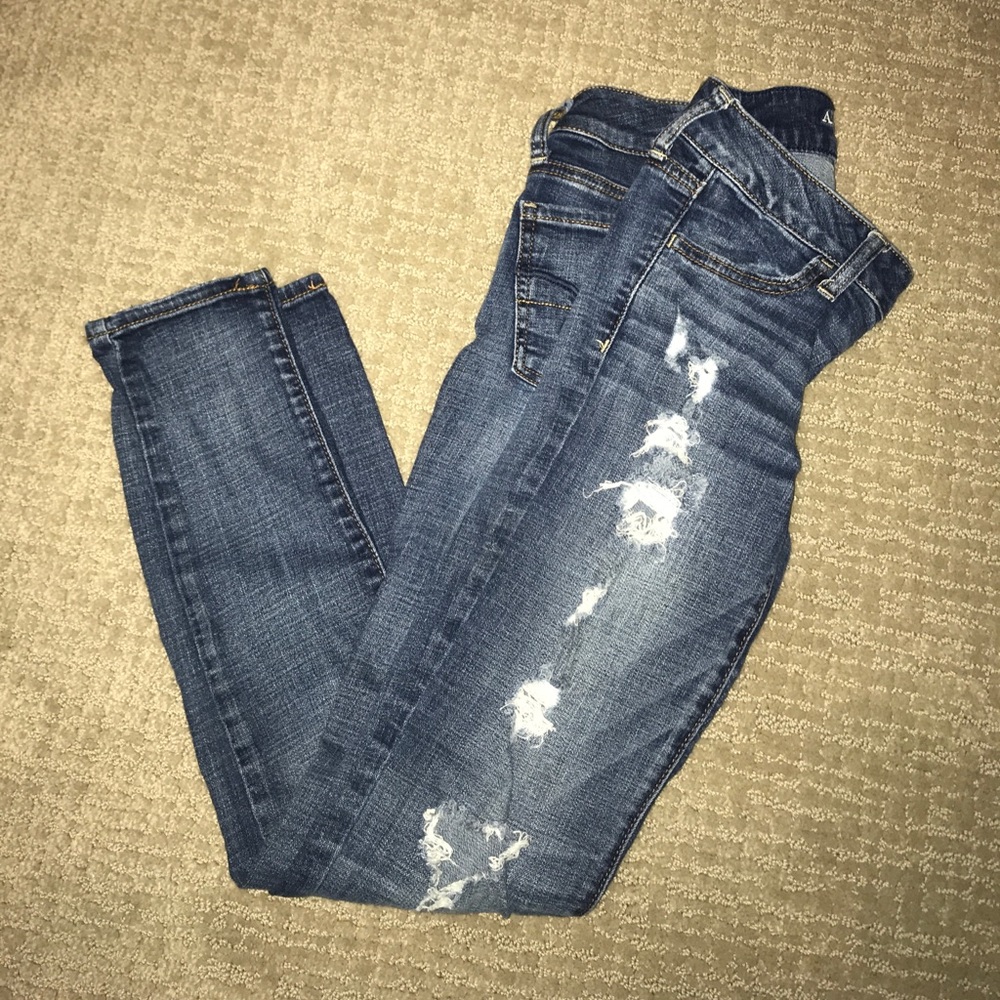 Destroyed AEO Jeggins