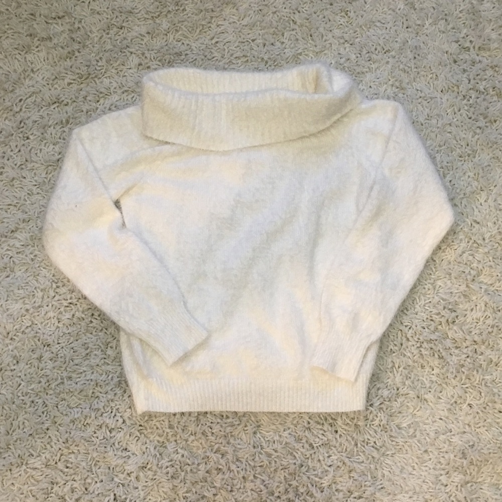 NWT TOBI Cream Off the Shoulder Sweater