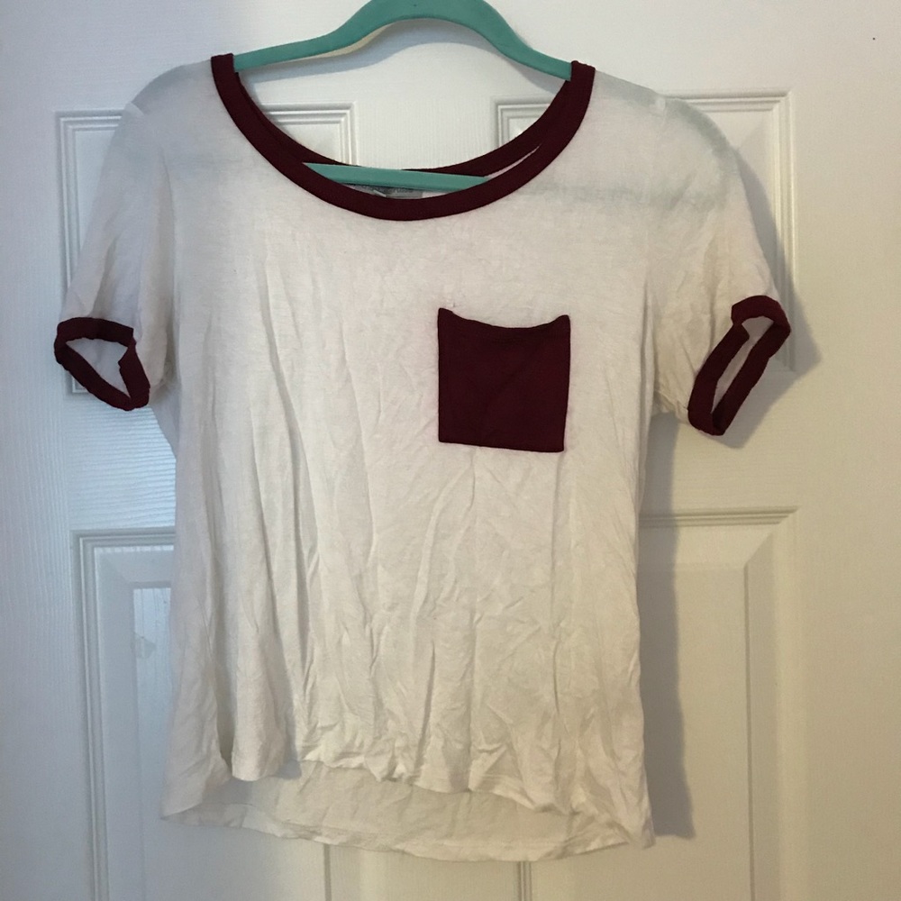 Charlotte Russe copped pocket tee