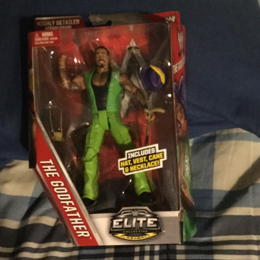 Wwe elite The Godfather figure