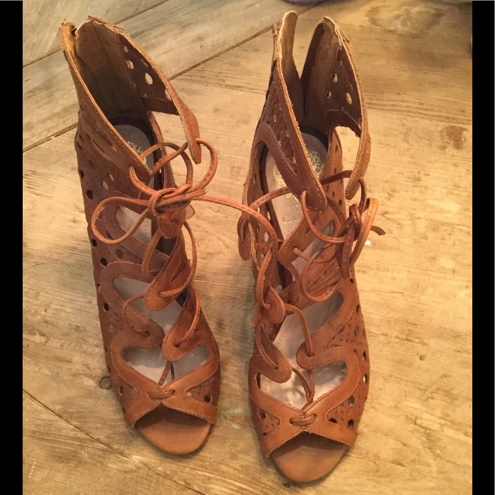 Vince Camuto Jillie Lace Up heels