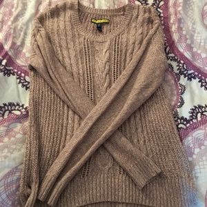 Aeropostale Rose Knit Sweater