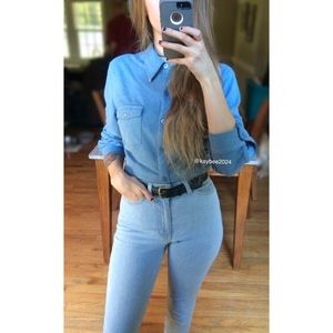 🍂 Vtg 90’s Blue Faux Suede Boyfriend Button Up 🍂 🍂 Vtg 90’s Blue Faux Suede Boyfriend Button Up 🍂