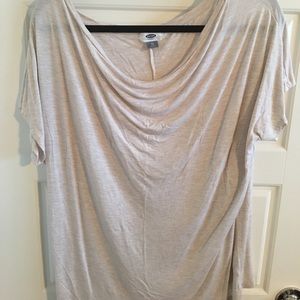 Oatmeal cowl neck Tee Oatmeal cowl neck Tee