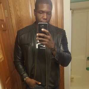 Andrew Marc Leather Moto Jacket