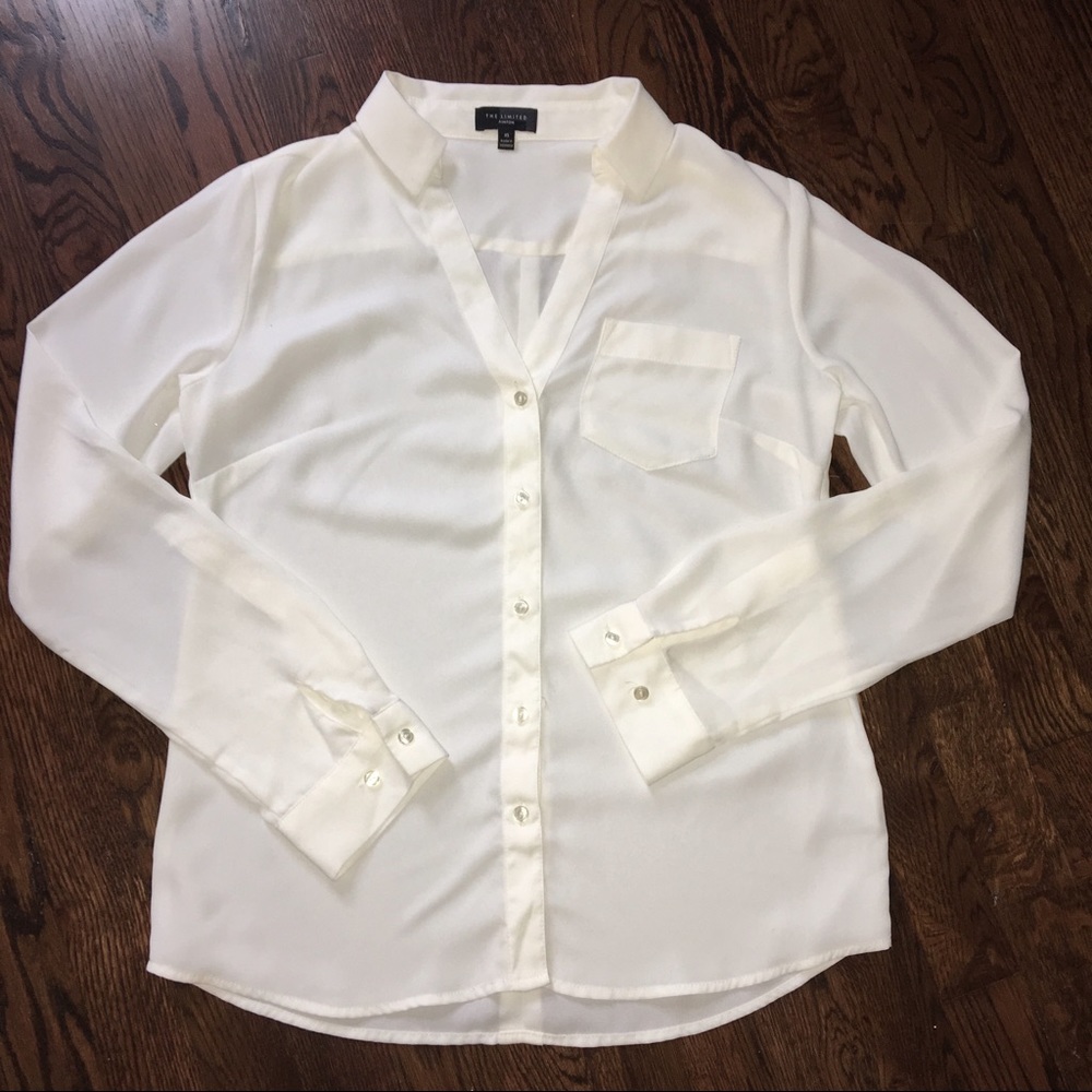 The Limited Ashton Blouse sz XS In cream