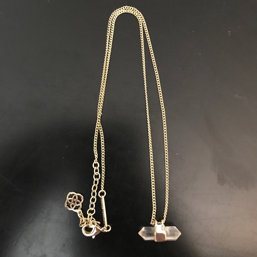 Kendra Scott Clear Quartz Necklace