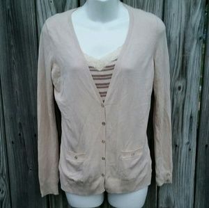 BCBG Cardigan with cami