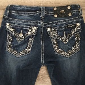 Miss Me boot cut jeans size 25