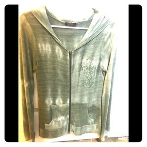 Lightweight long sleeve zip up