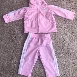 Baby Girl - Adidas Jumpsuit - Pink