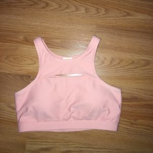 Coral/Pink Sports Bra