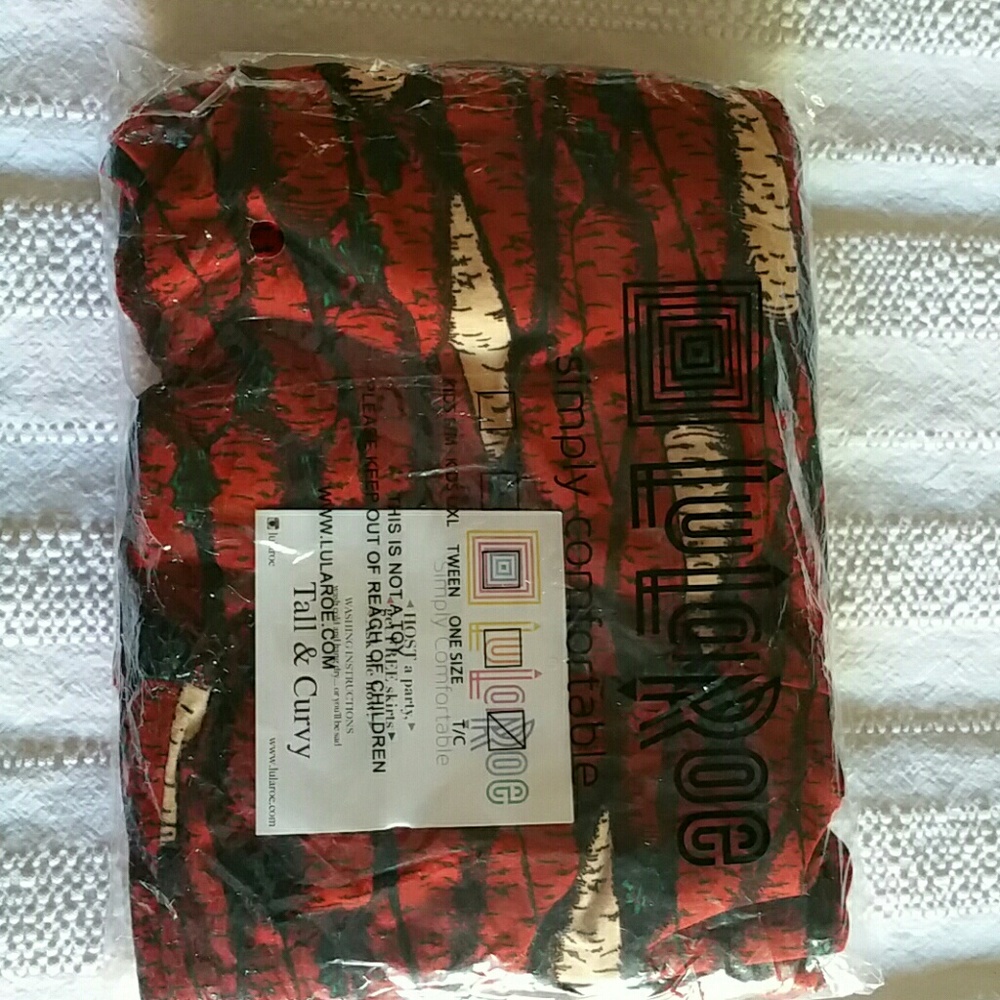 LuLaRoe TC Leggings Carrots and Parsnips BNWT  Uni