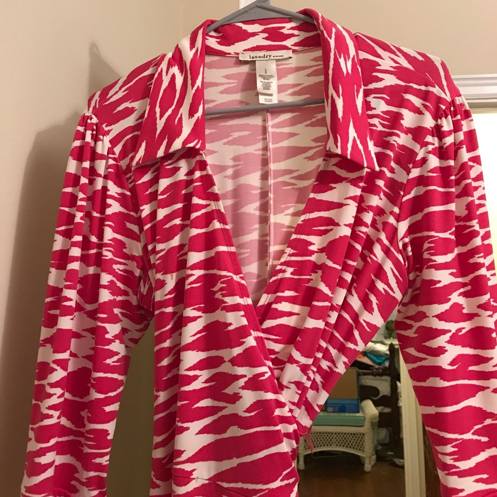 Laundry Wrap Dress - size L