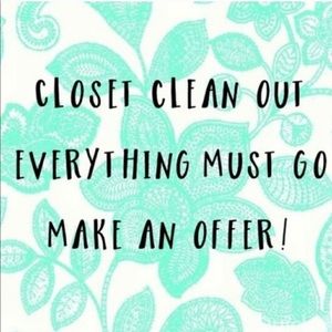 Moving!  Closet Clean Out