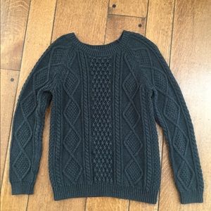 GAP Cotton Cable Knit Crewneck Sweater