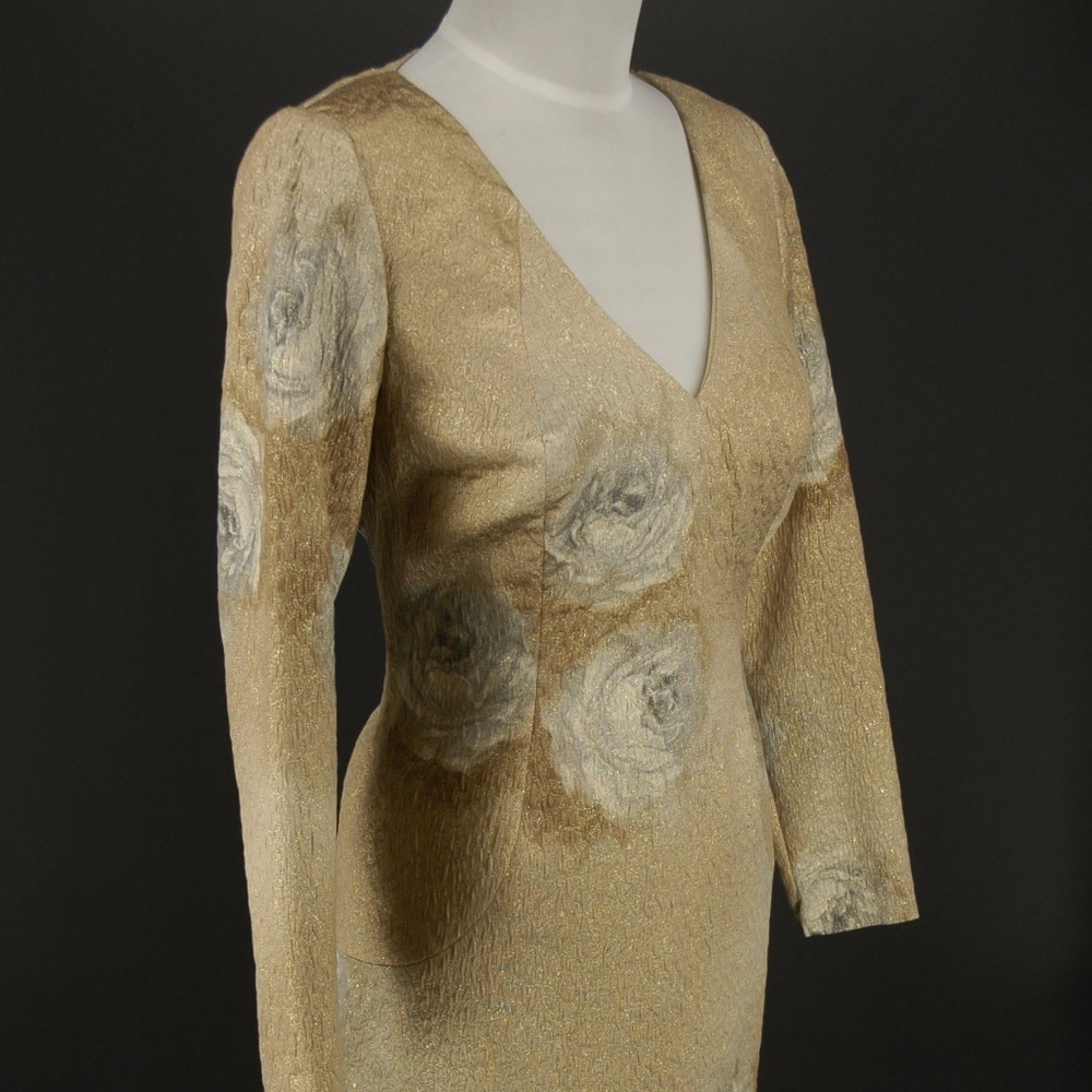 Gown Couture Silk Prom Formal Gown Size 4 - 6