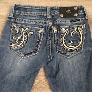 Miss Me boot cut jeans sz 25