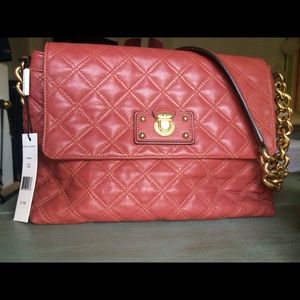 NWT Marc Jacobs XL Quilted Single in Rose