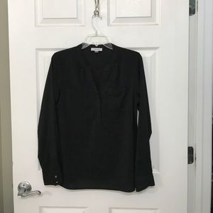 Calvin Klein Shear Black Long Sleeves Med