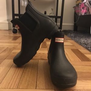 Hunter Boots - matte black - size 7
