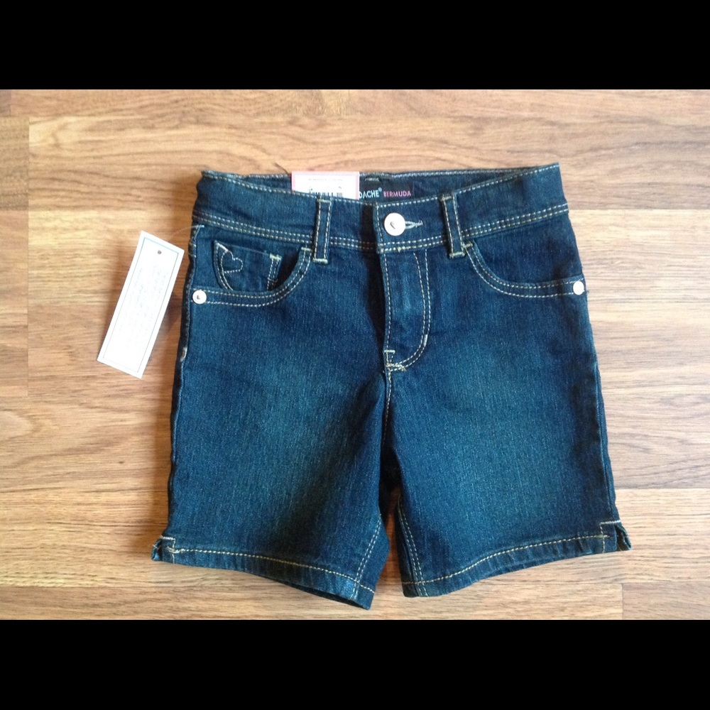 NWT Girls 4T adjustable waist shorts
