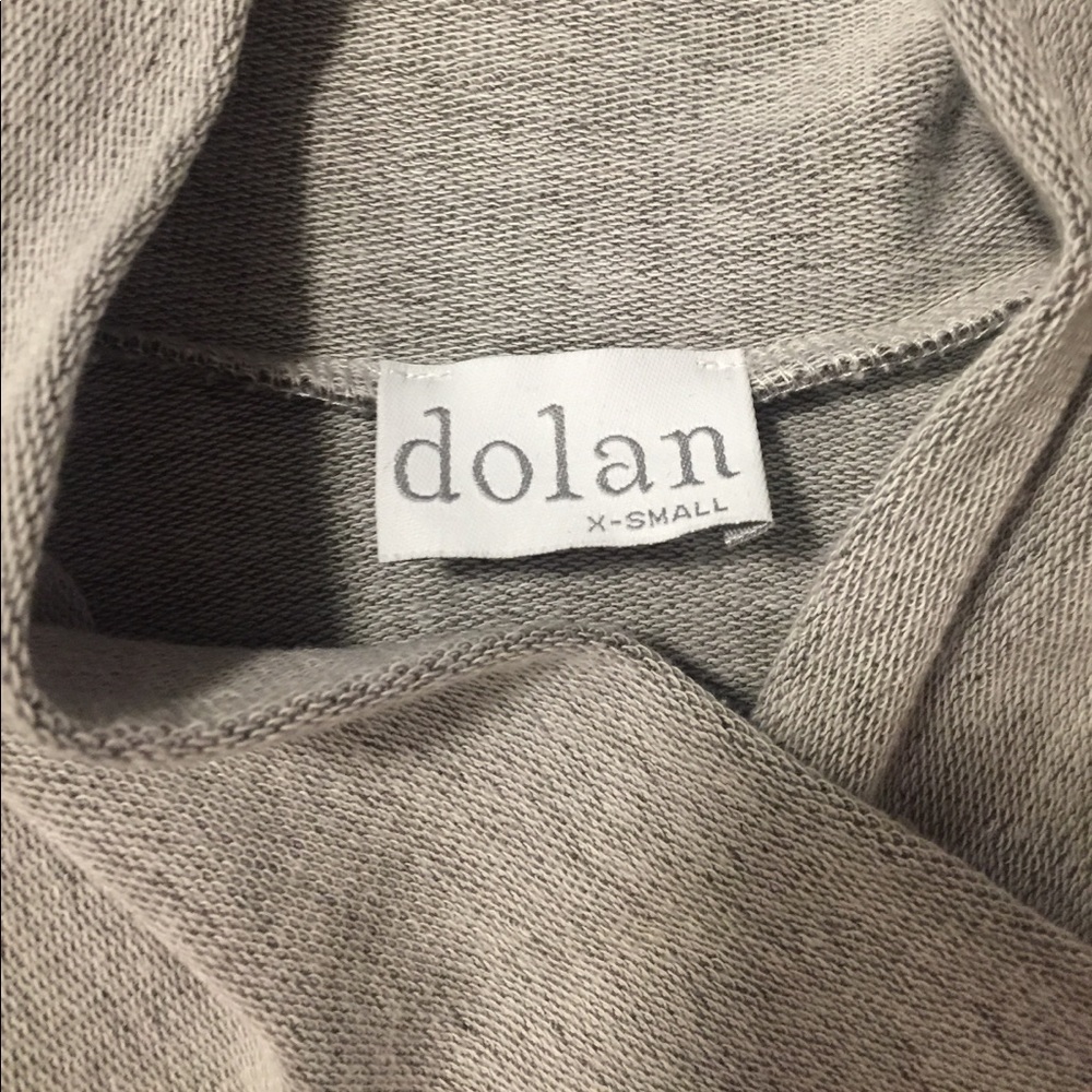 Dolan Gray Open Front Wrap Sweater Size Xs - image 4