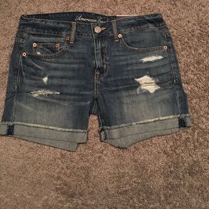 American Eagle Boy Midi Jean Shorts