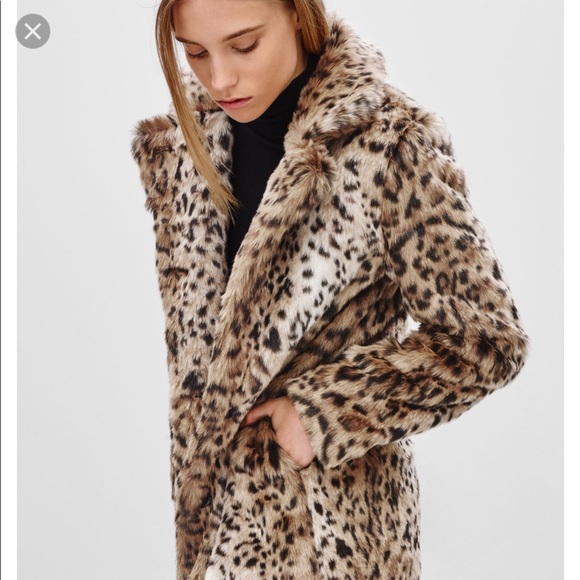 aritzia fur coat