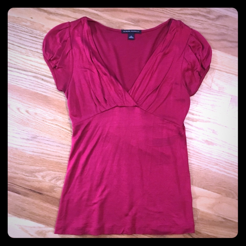 Banana Republic Red Top